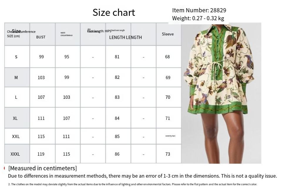European and American women's spring new style lace up printed lapel long sleeved pleated European and American dress