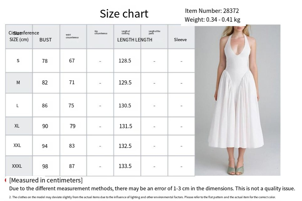 European and American women's spring new style elegant V-neck hanging neck sexy dress