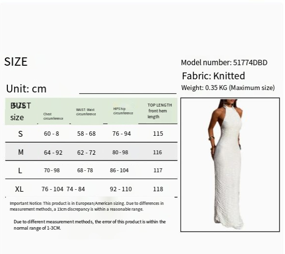 summer new strap hanging neck backless Europe and the United States elastic sexy dress
