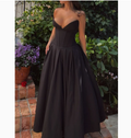 new women's dress sexy tube top backless Fishbone corset black dress European and American long dress