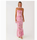 Tea Break Beautiful French Style Elegant Floral Multi-color Sling Seaside Holiday Fishtail dress Tight Waist Sanya Slimming Sand