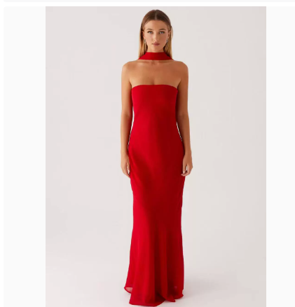 Tea Break Beautiful French Style Elegant Floral Multi-color Sling Seaside Holiday Fishtail dress Tight Waist Sanya Slimming Sand
