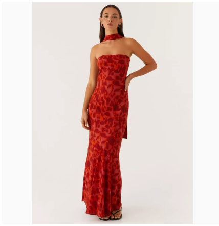 Tea Break Beautiful French Style Elegant Floral Multi-color Sling Seaside Holiday Fishtail dress Tight Waist Sanya Slimming Sand