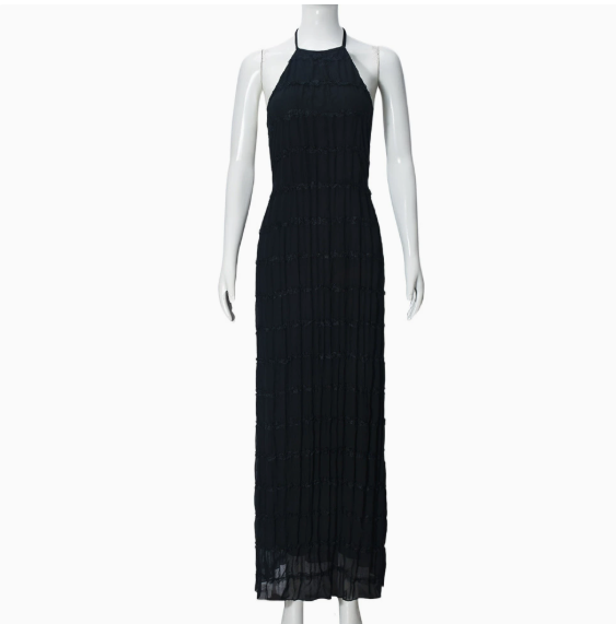 Aullie Maxi Dress - Black