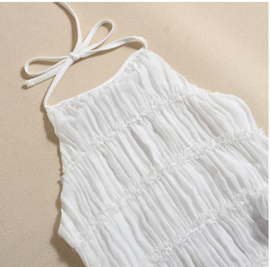 Aullie Maxi Dress - White