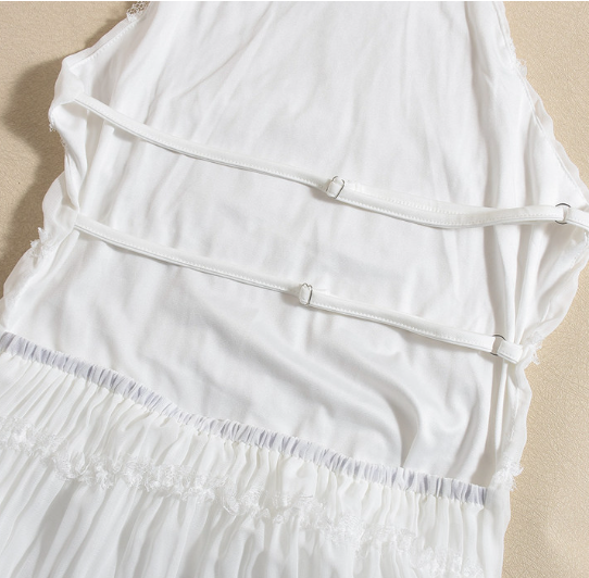 Aullie Maxi Dress - White