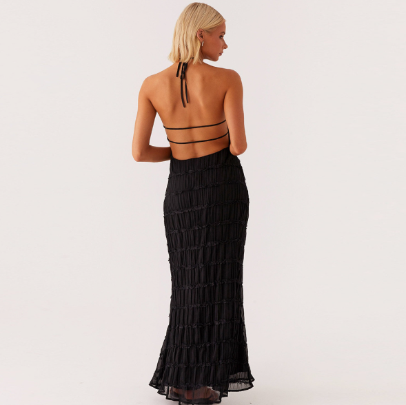 Aullie Maxi Dress - Black