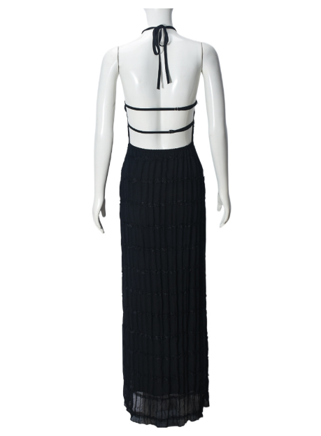 Aullie Maxi Dress - Black