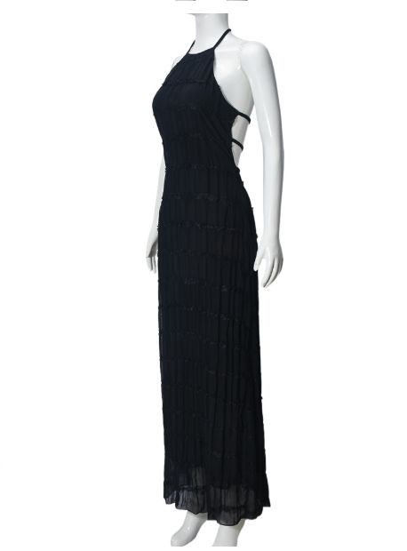Aullie Maxi Dress - Black